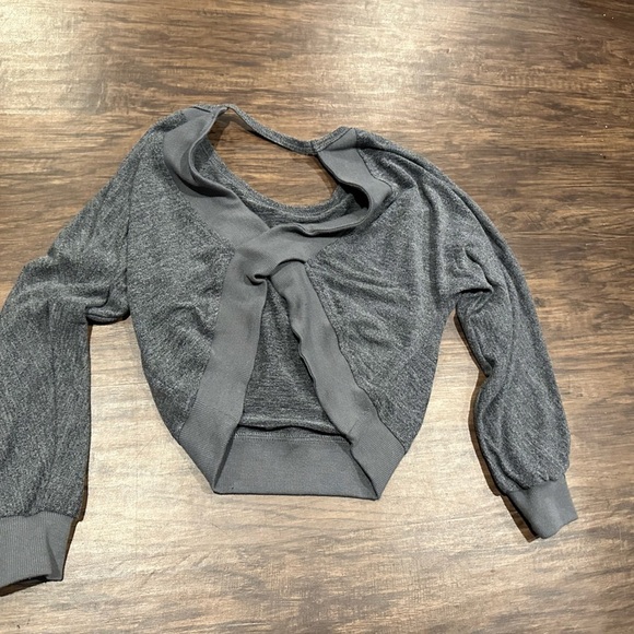 Mia Joy Girls Gray Long-sleeve Size 6 - Picture 2 of 4